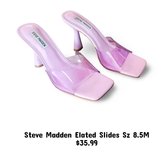 Steve Madden Elated Heeled Mules Sz 8.5M