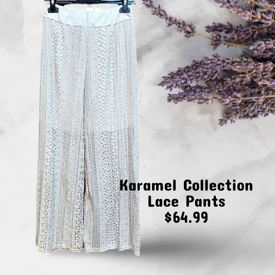 Karamel Collection Lace Pants SZ OSFM