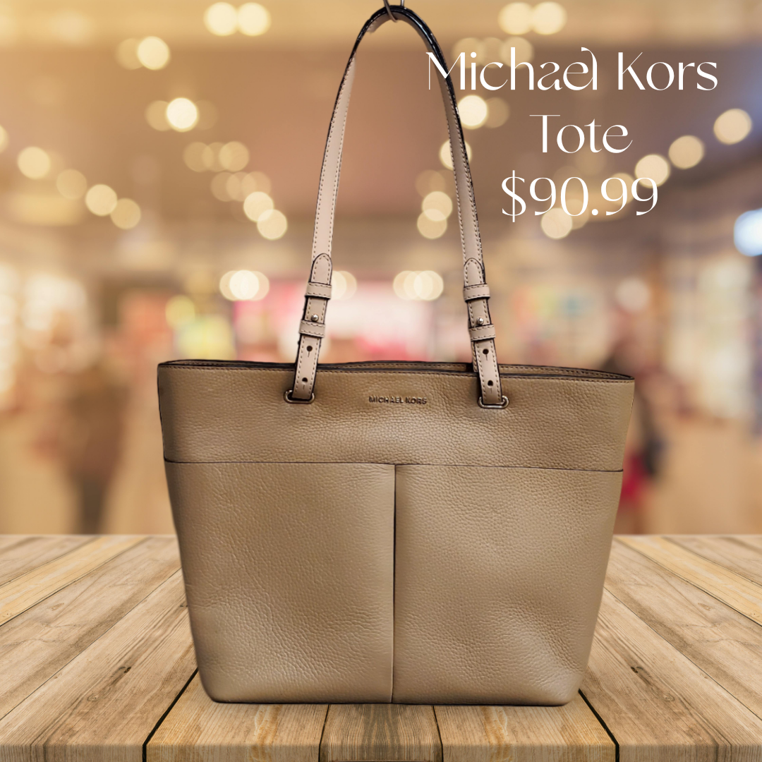 Michael Kors Leather Pebble Embossed Tote