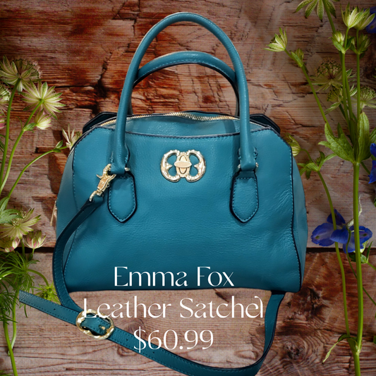 Emma Fox Leather Satchel