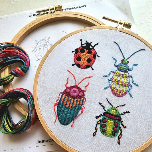 Beetle Embroidery Kit