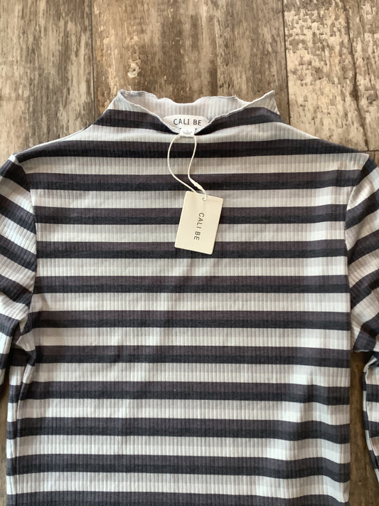Cali Be Striped Long Sleeve Top Sz Large