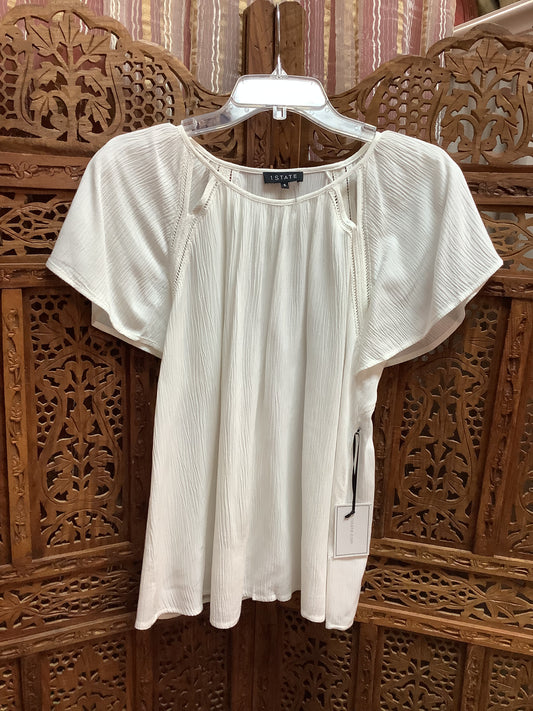 1.State Flutter Sleeve Blouse  Sz Small