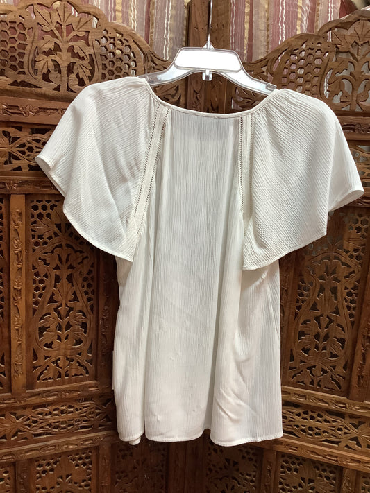 1.State Flutter Sleeve Blouse  Sz Small
