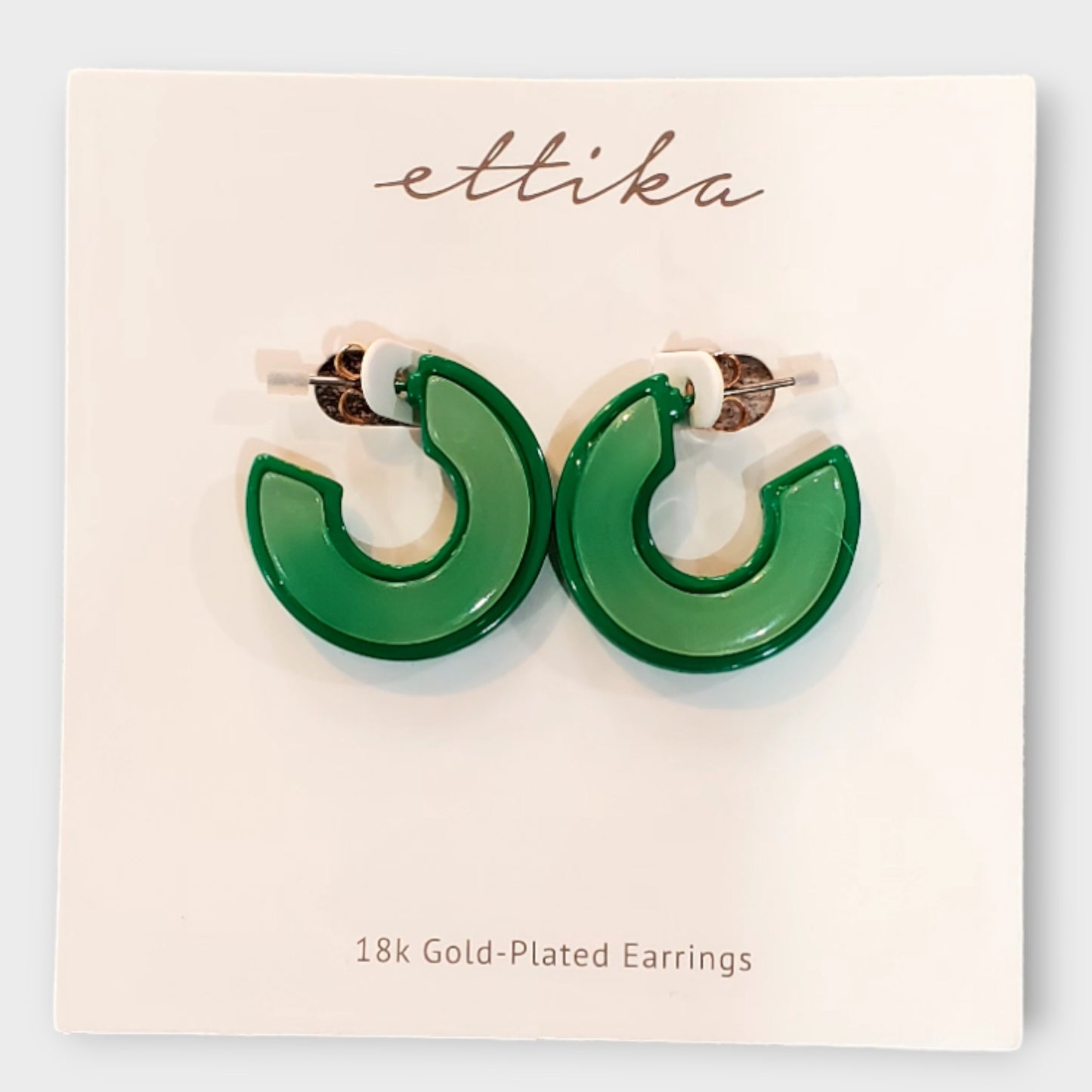 Ettika Acrylic Earrings 18KP