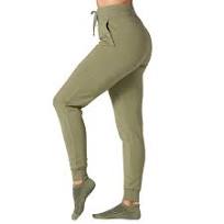 Tavi High Waisted Joggers - Light Olive