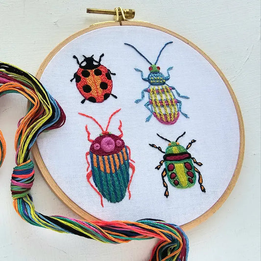 Beetle Embroidery Kit