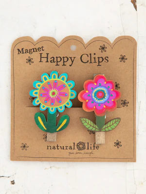 Natural Life Magnet Happy Clips Set of 2