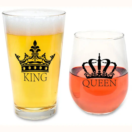 King & Queen Glasses