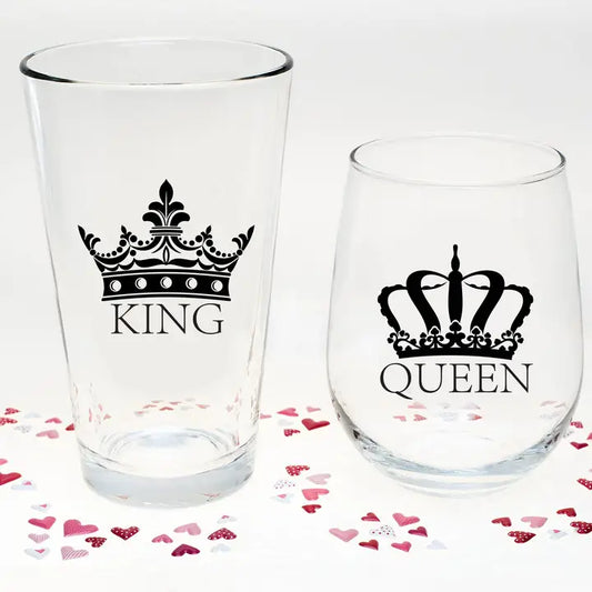 King & Queen Glasses