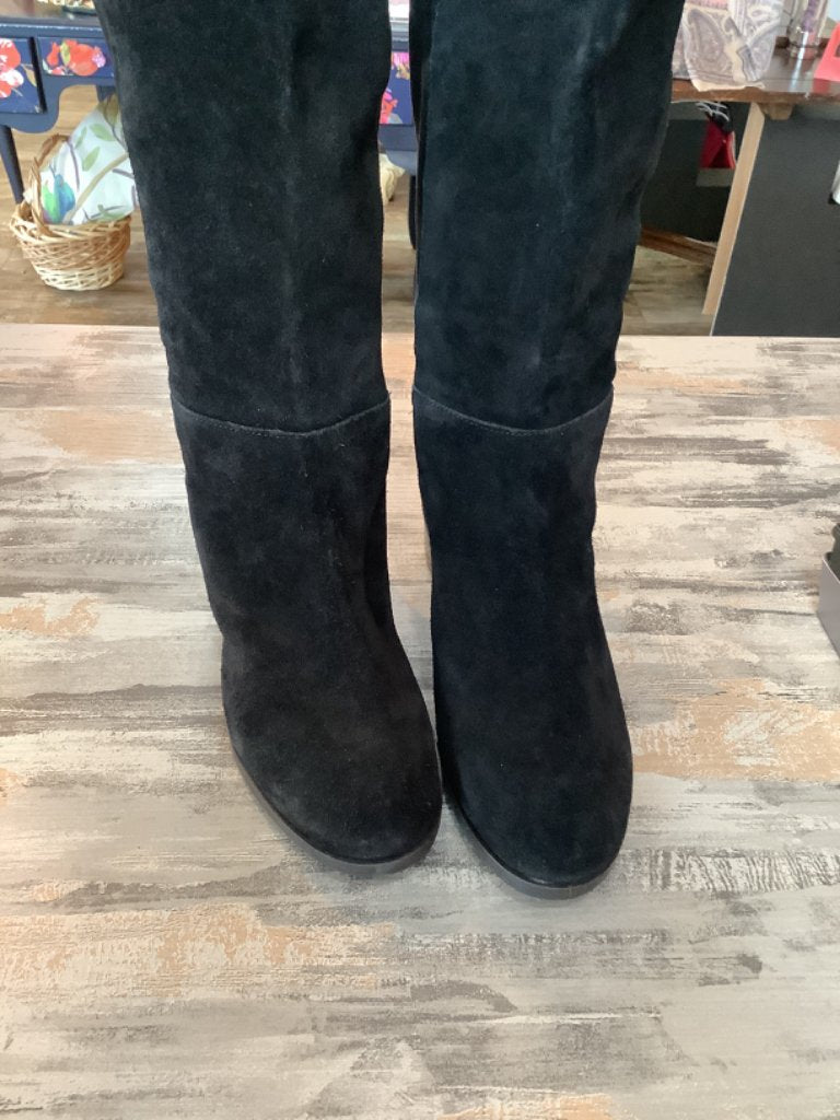 Lucky brand tall black boots best sale