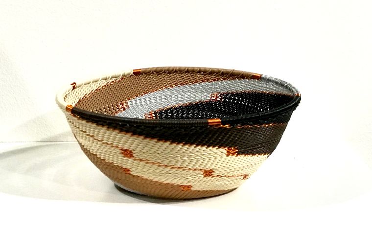 Small Round Bowl By Bridge for Africa Foundation